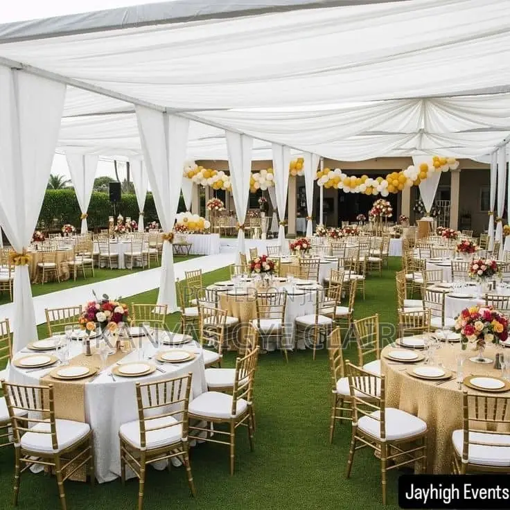 Wedding Decoration for 500 Guests in Mega Tent