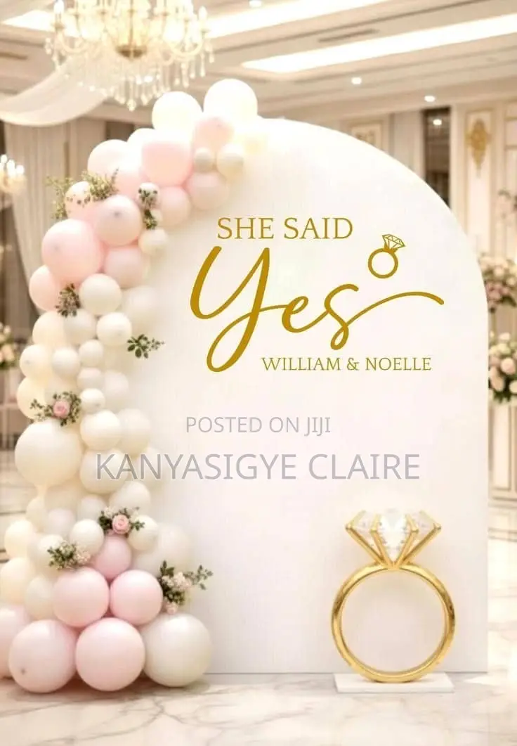 Luxurious Proposal Decor in Kampala