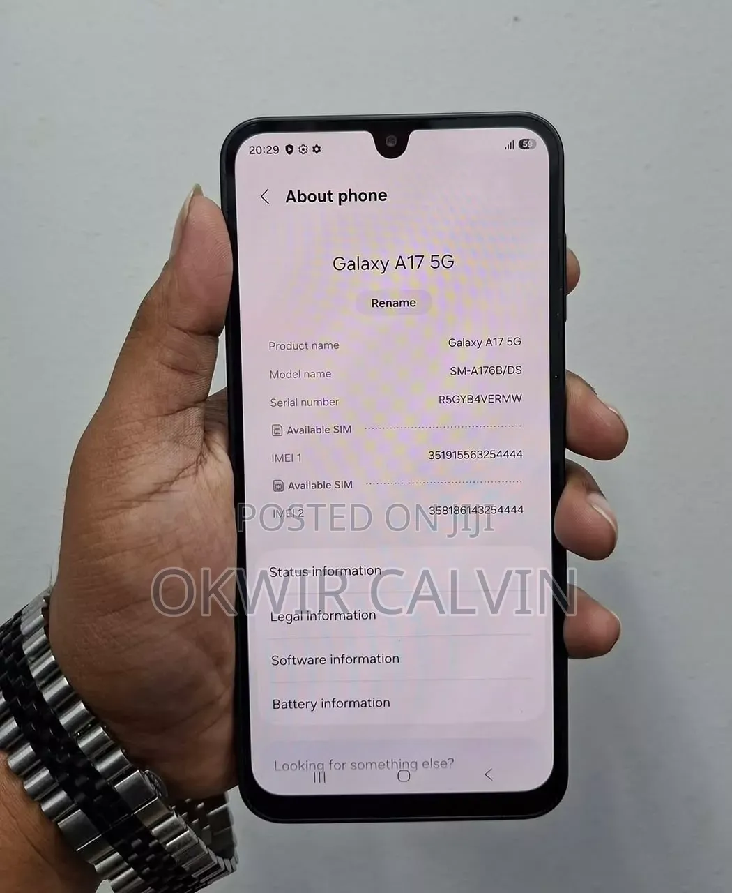 New Samsung Galaxy A17 5G 256 GB Gray