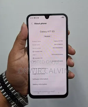 New Samsung Galaxy A17 5G 256 GB Gray