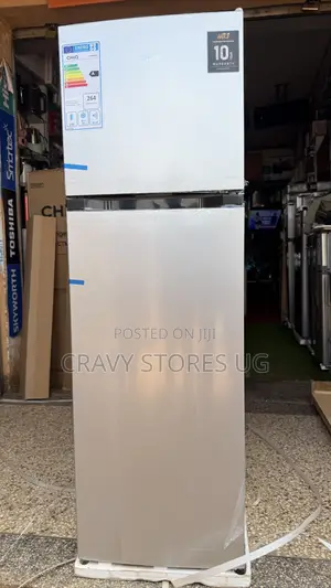 Chiq 220L Double Door Fridge
