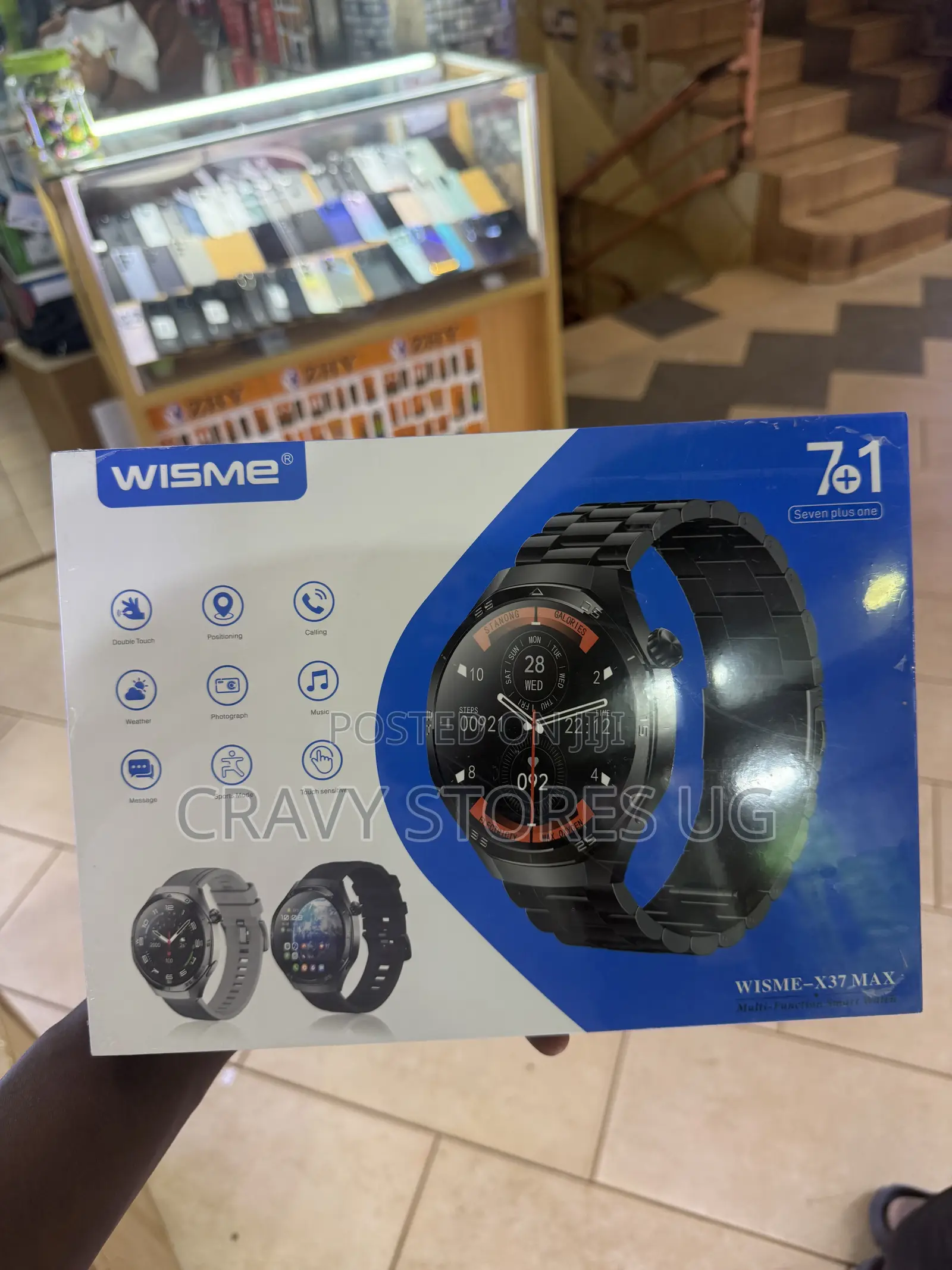 Mens Round Sports Smartwatches