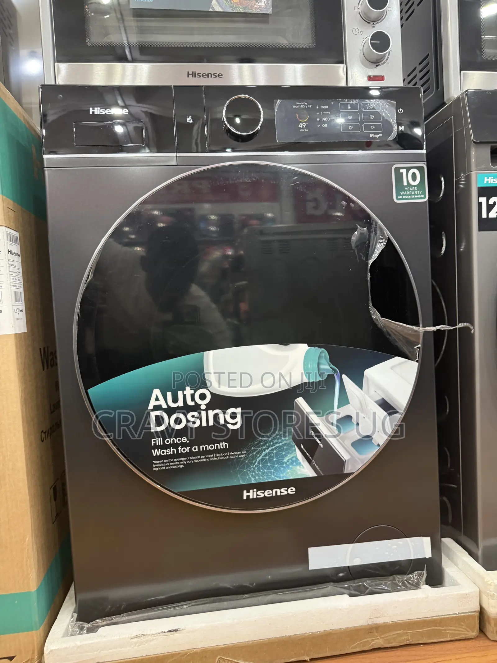 Hisense 12kg Wash and Dry Washing Machine With Auto Dosing