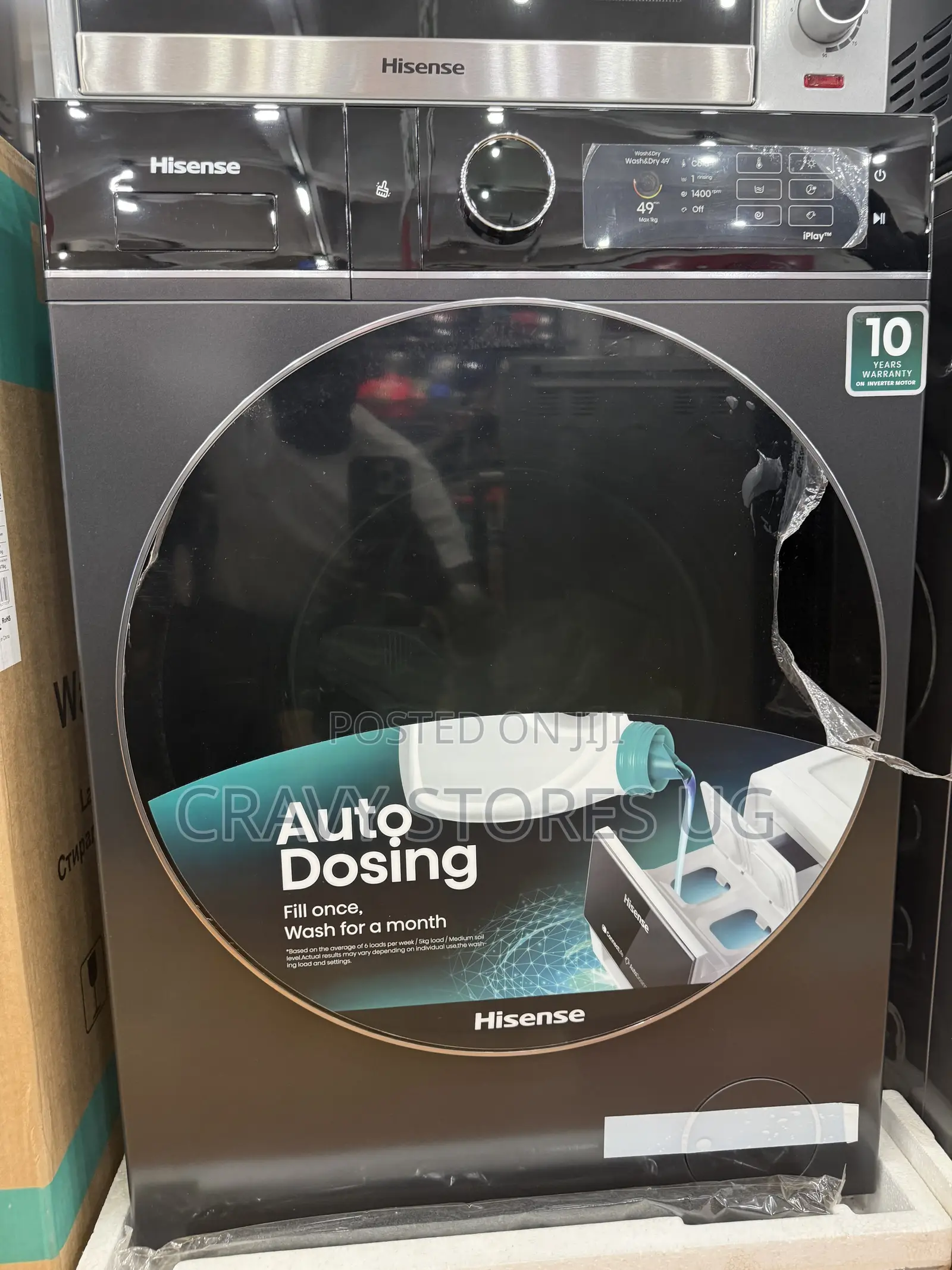 Hisense 12kg Wash and Dry Washing Machine With Auto Dosing