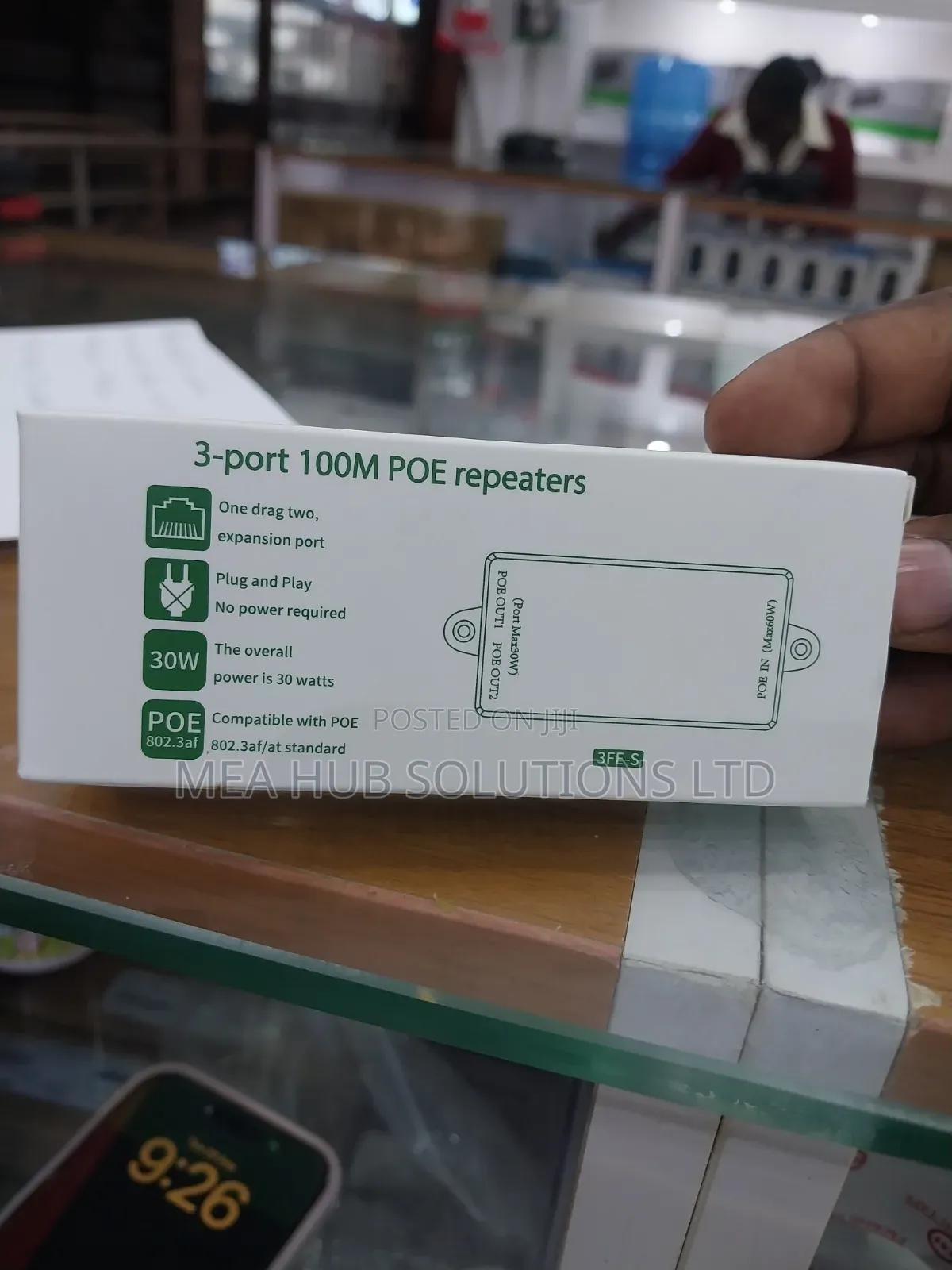 3-Port 100m POE Repeaters