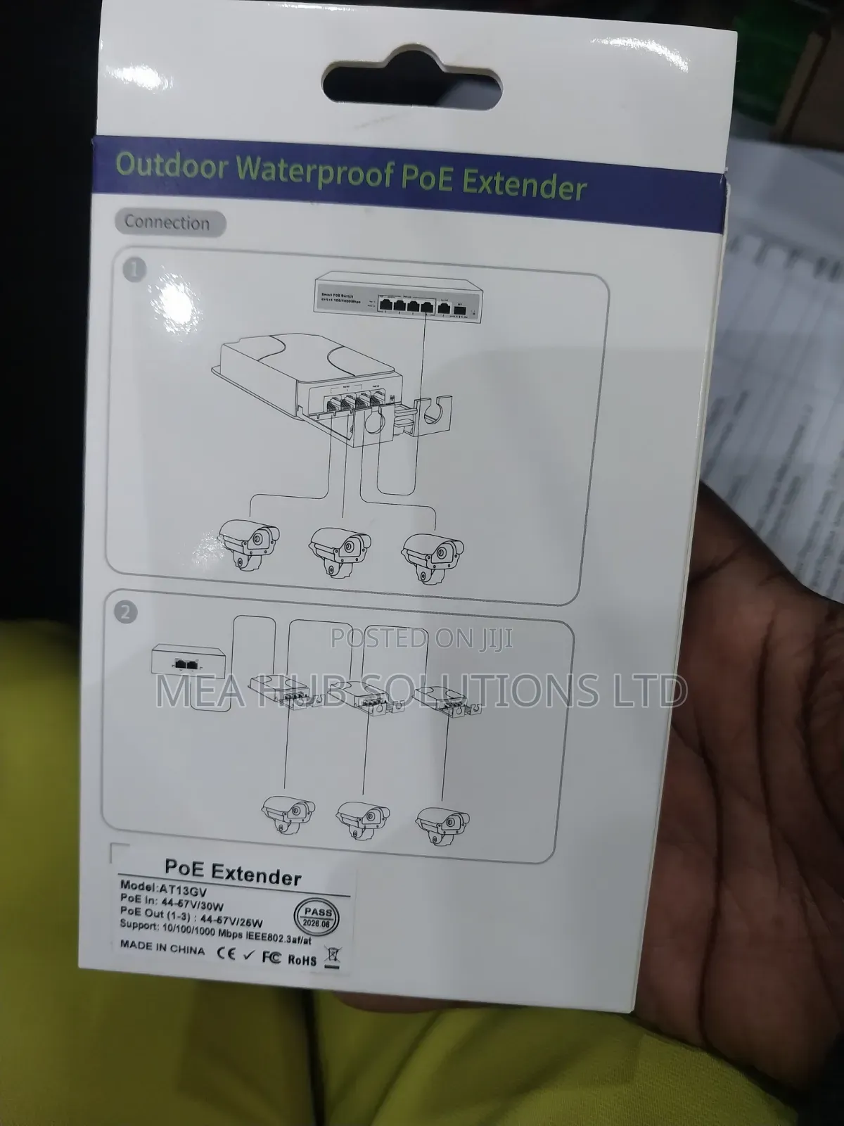 Outdoor Waterproof Poe Extender