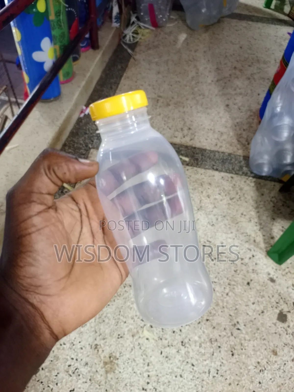 Clear Plastic Juice Bottle 12pcs