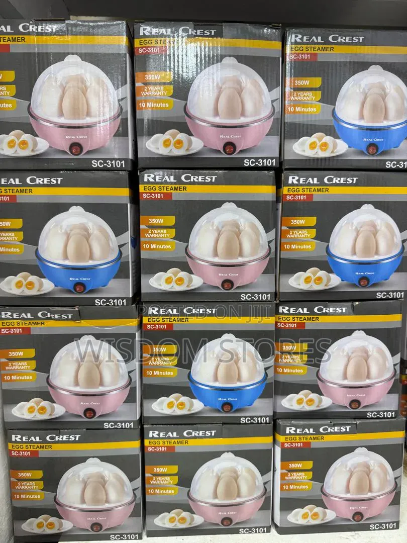 Real Crest 350W Electric Egg Steamers (Model SC-3101)