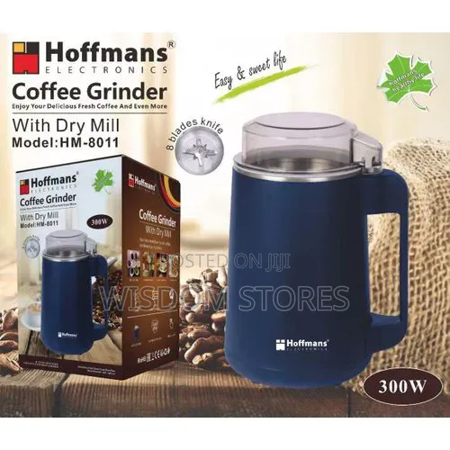 Hoffmans HM-8011 Coffee Grinder With Dry Mill, a 300W