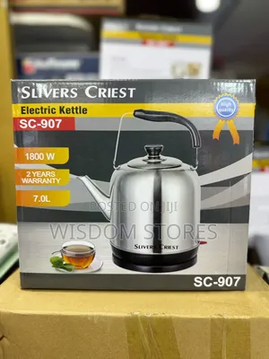 7.0-Liter "Slivers Criest" (Silver Crest Style) Electric Kettle