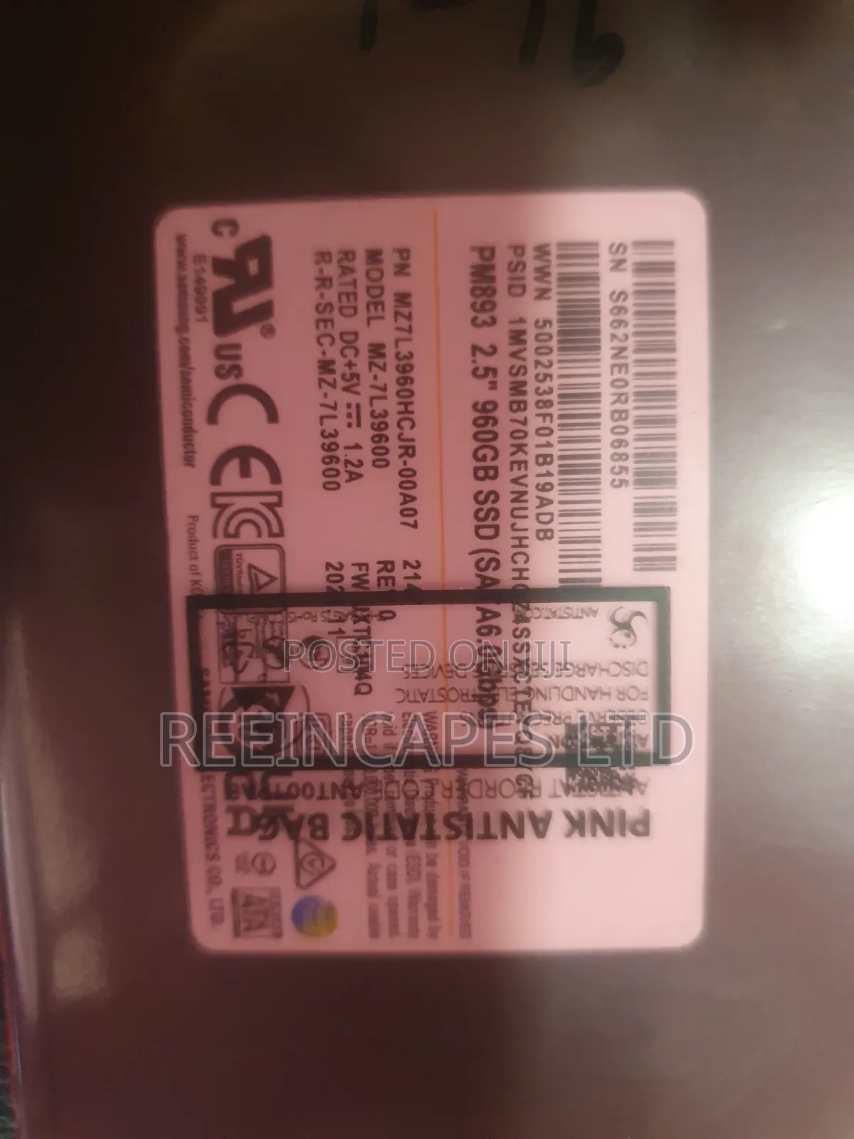 SSD 960gb Sata