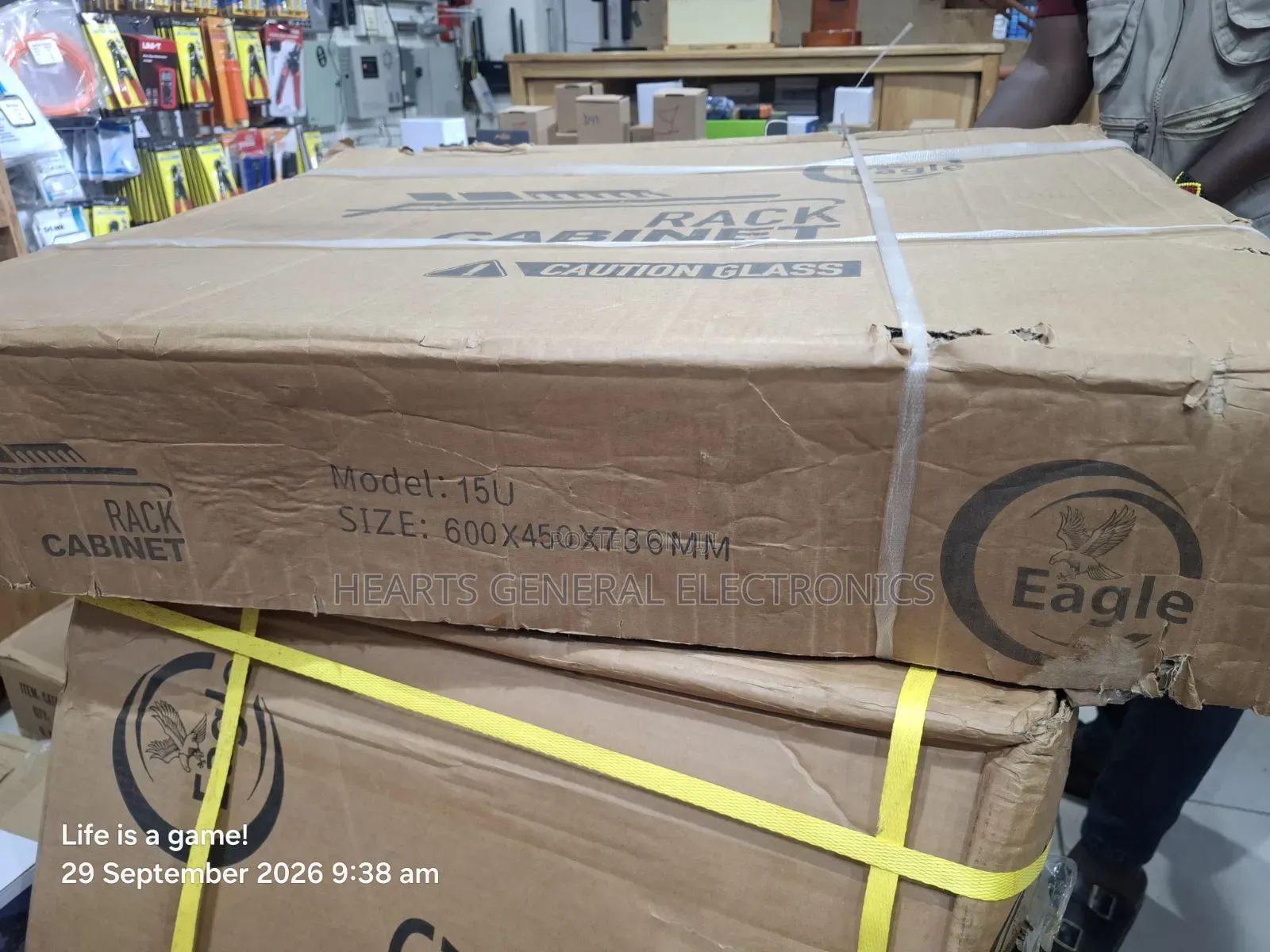 15U Rack Cabinet 600x450x736mm