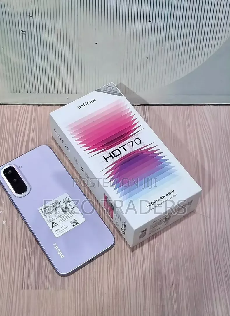 New Infinix Hot 70 256 GB Purple