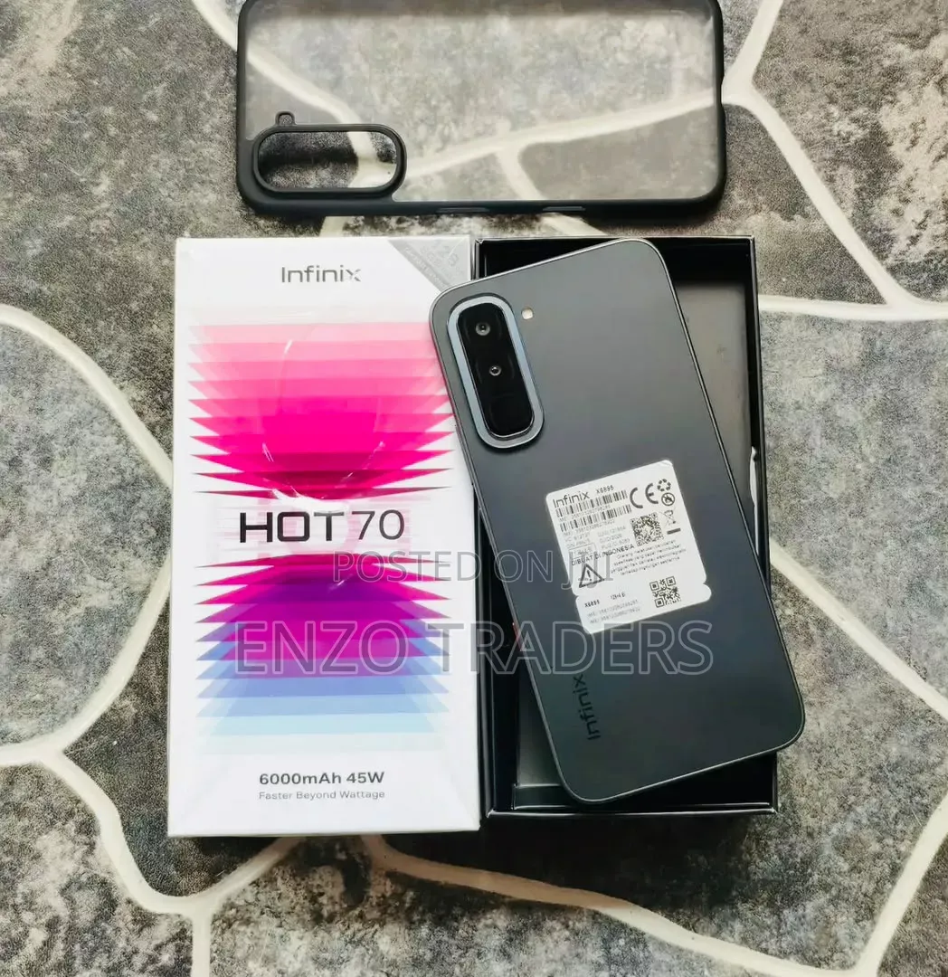 New Infinix Hot 70 256 GB Black