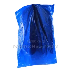 Heavy-Duty Blue Plastic Laundry Polythene Bags - 100pcs in a Pack