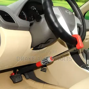 Universal Pedal and Steering Wheel Lock for All Cars Available