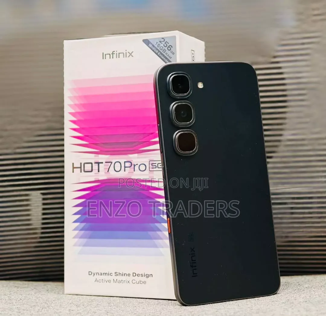 New Infinix Hot 70 Pro 5G+ 256 GB Black