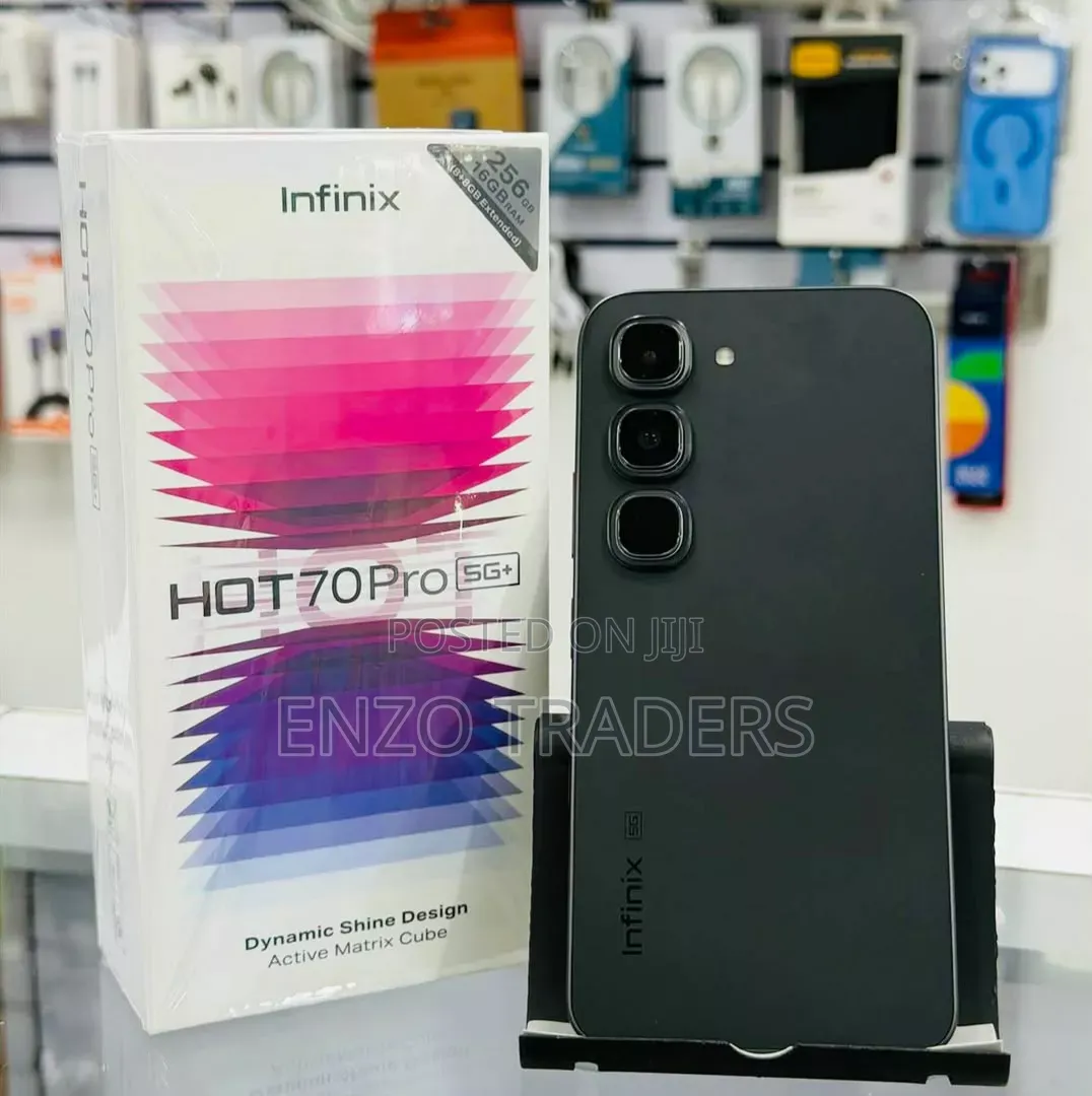 New Infinix Hot 70 Pro 5G+ 256 GB Black