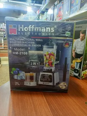 Hoffmans HM-2108 2-in-1 Multifunctional Commercial Blender and Grinder