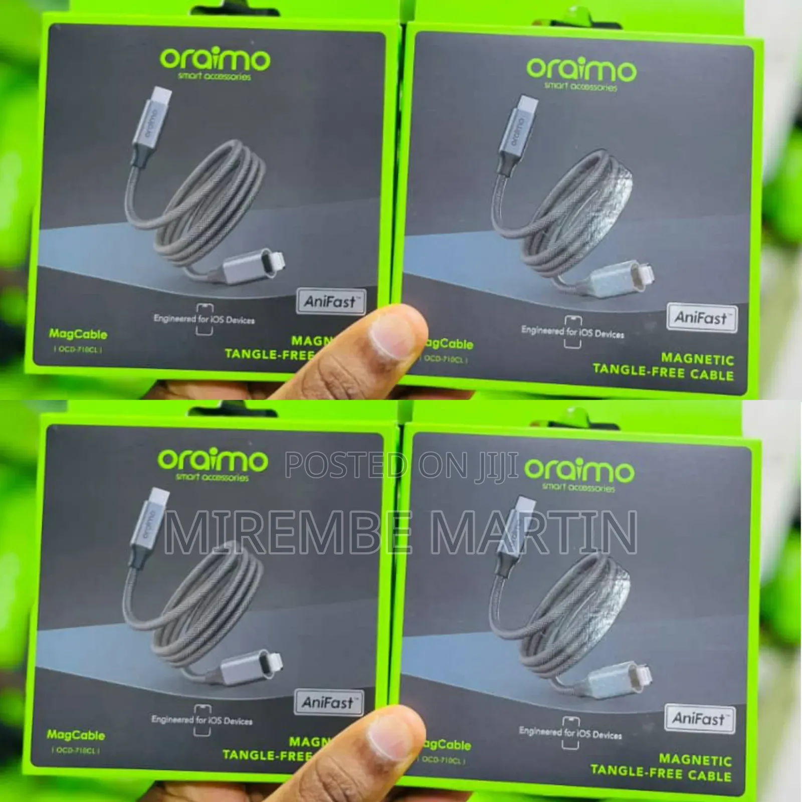 Oraimo MagCable OCD-710CL 1M USB-C to Lightning 20W