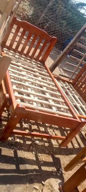 5x6 Simple Classic Wooden Bed
