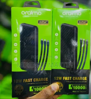 Oraimo SliceLink | OPB-P5101 10000mAh 12W Fast Charging Power Bank