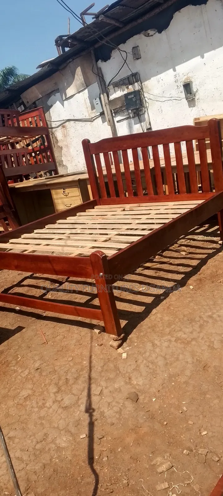 Solid 5x6 Brown Bed