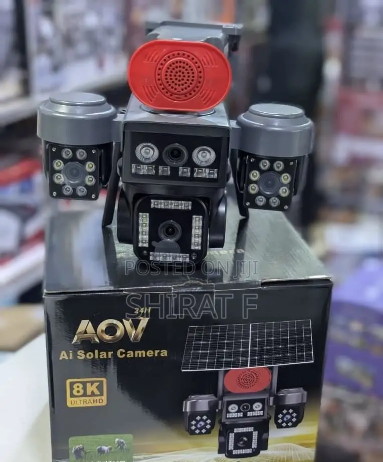 4lense Camera With 2solar Panels