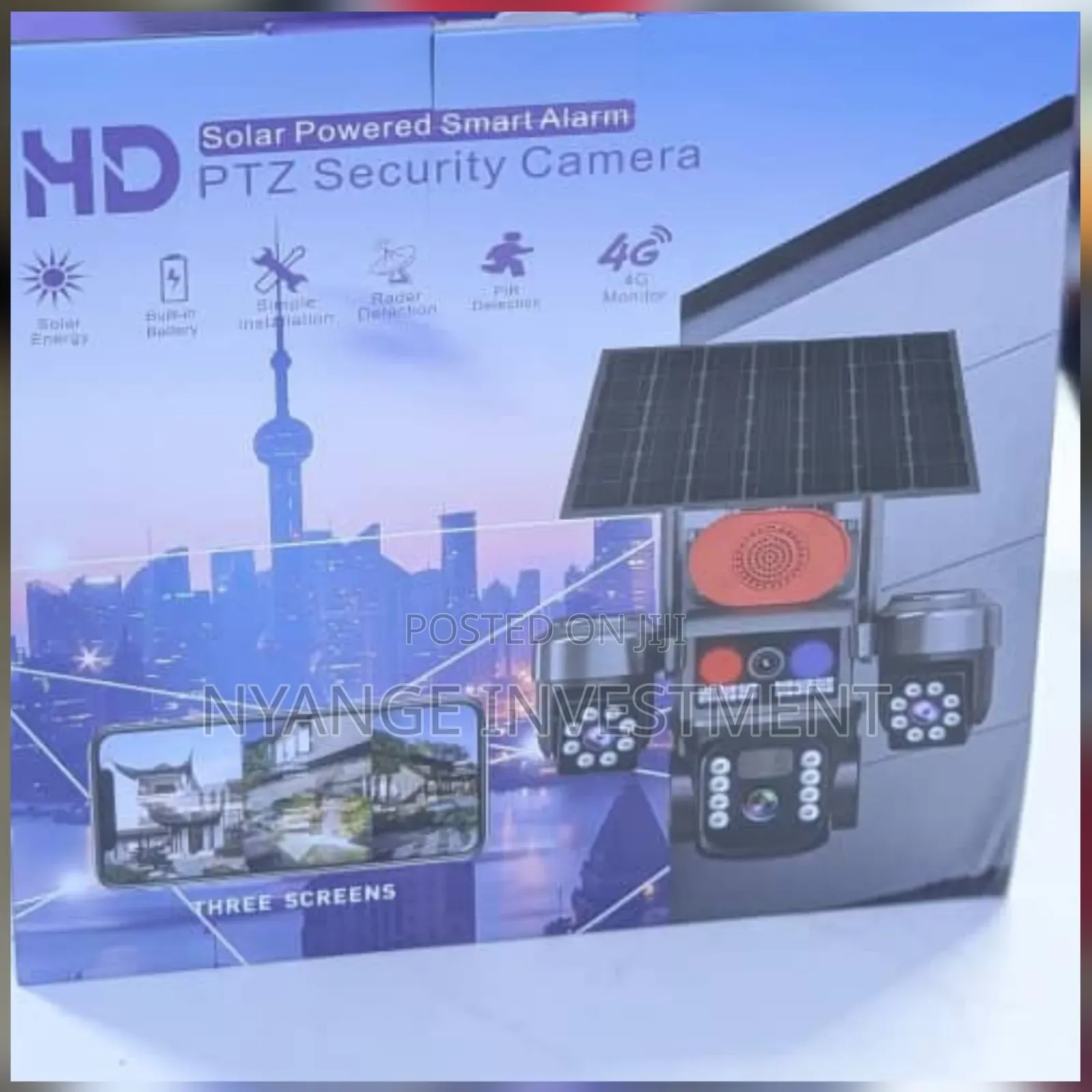 HD PTZ Powered Smart Alarm Camera .
