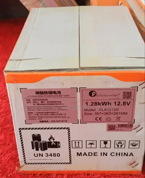 1.28kwh Battery and 1kva Inverter 12v