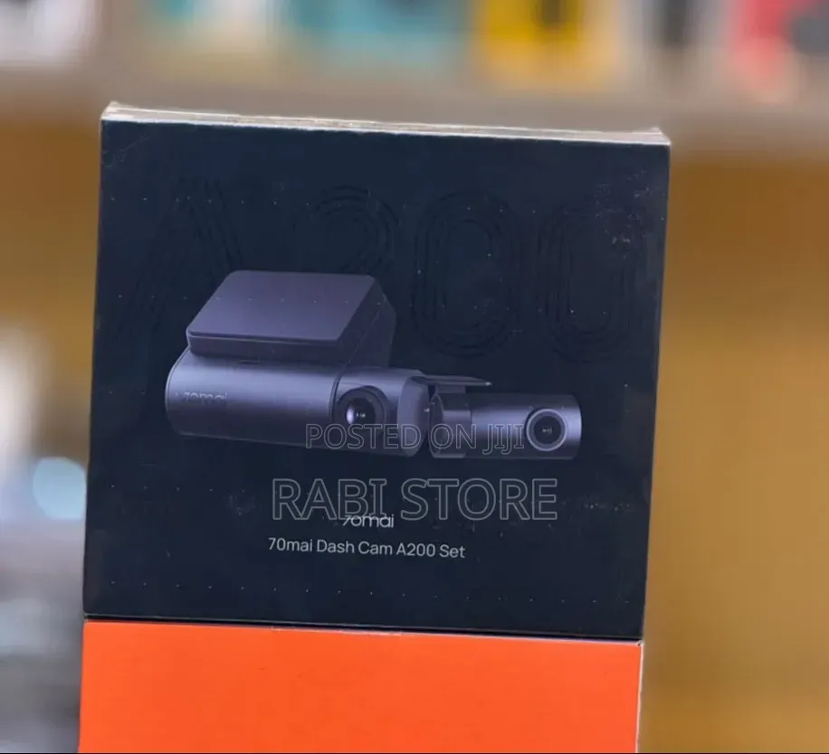 70mai Xiaomi A200 Dash Camera Set EU With Rear Camera RC11, Black