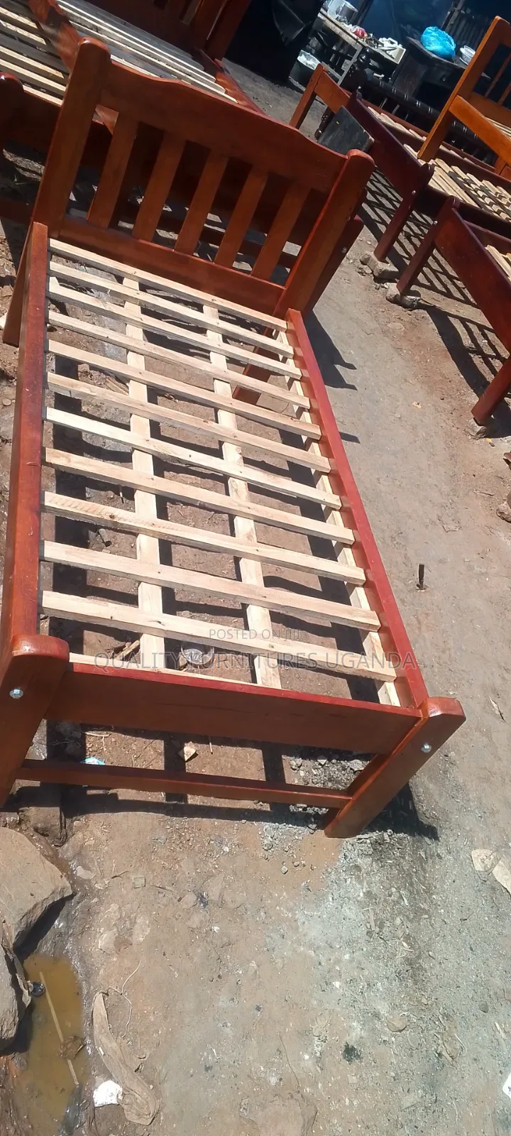 3 by 6 Brown Colored Bed