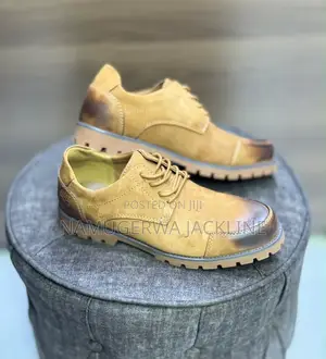 Suede Derby Casual Shoe
