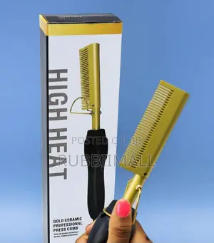 Gold Ceramic Hair Straightner