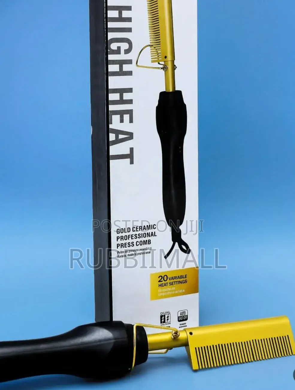 Gold Ceramic Hair Straightner