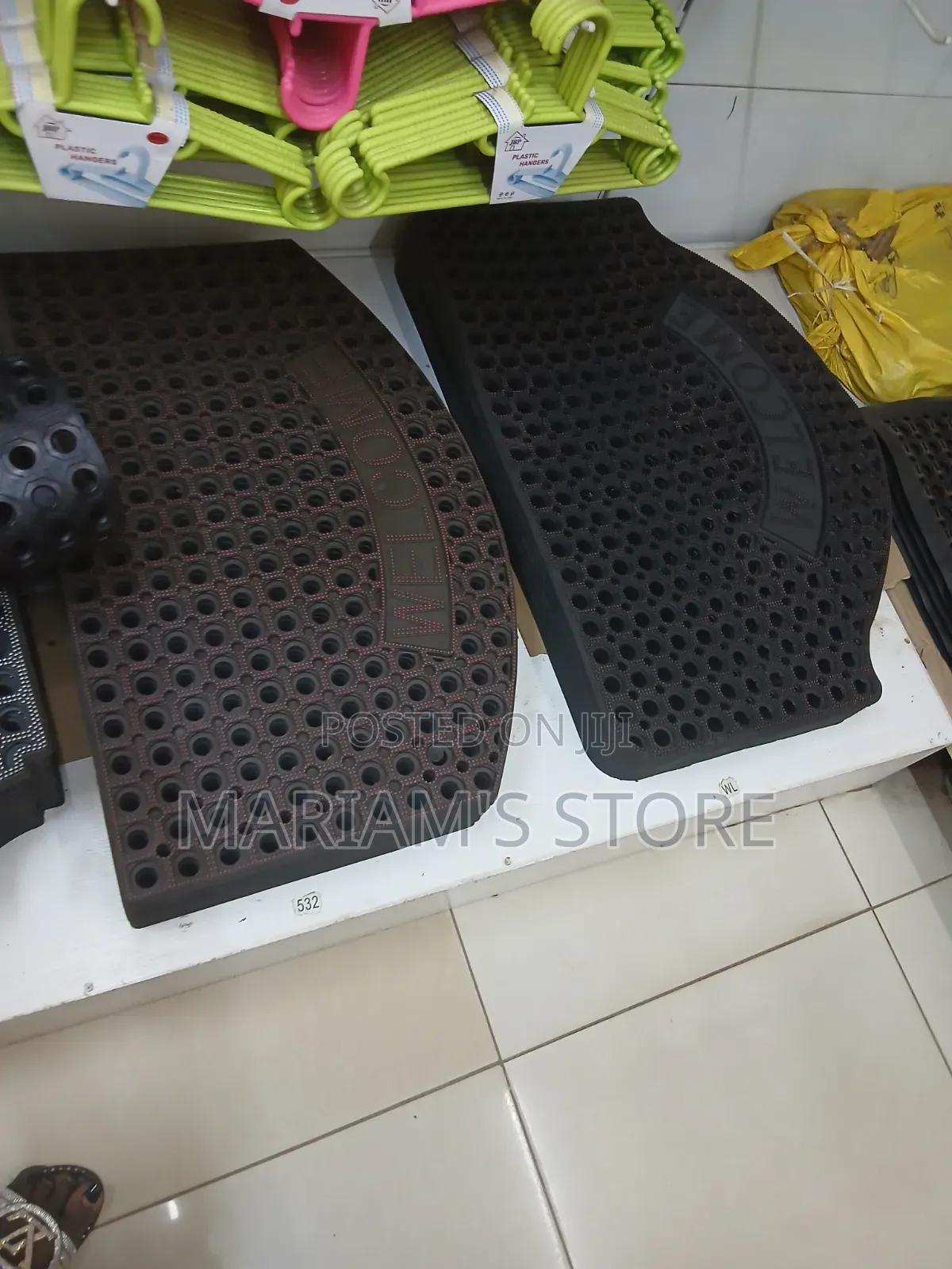 Heavy-Duty, Anti-Slip "WELCOME" Doormats for Large Entrants