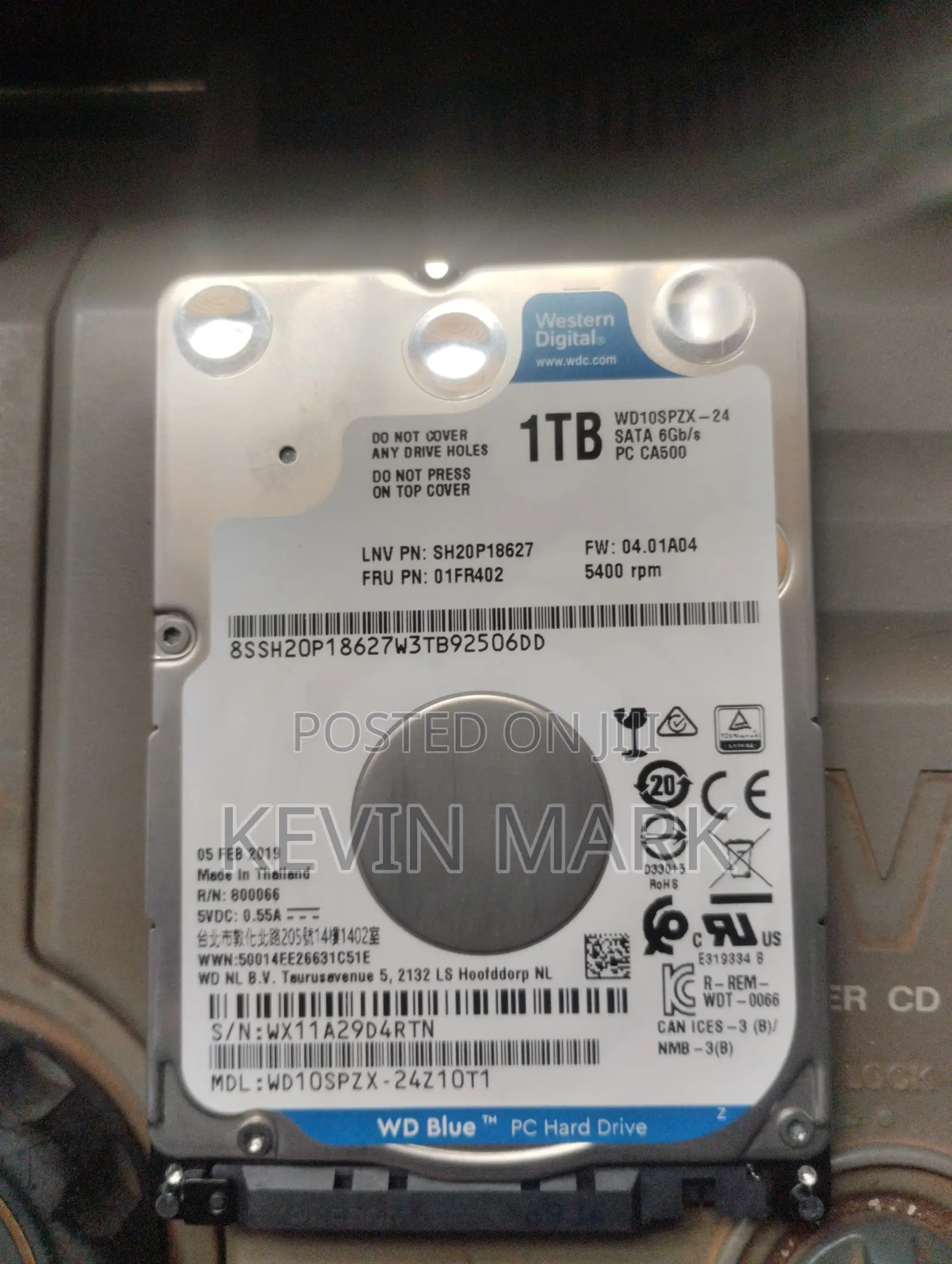 1TB Laptop Harddrive