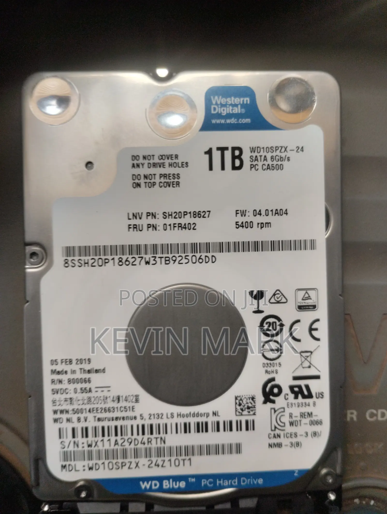 1TB Laptop Harddrive