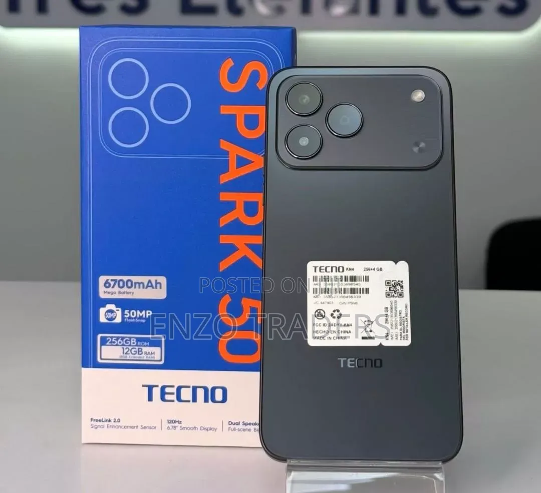 New Tecno Spark 50 128 GB Black