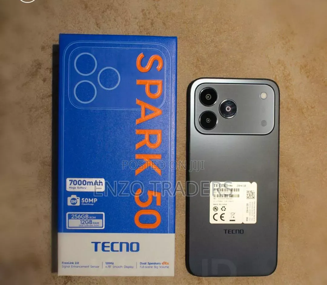 New Tecno Spark 50 128 GB Black
