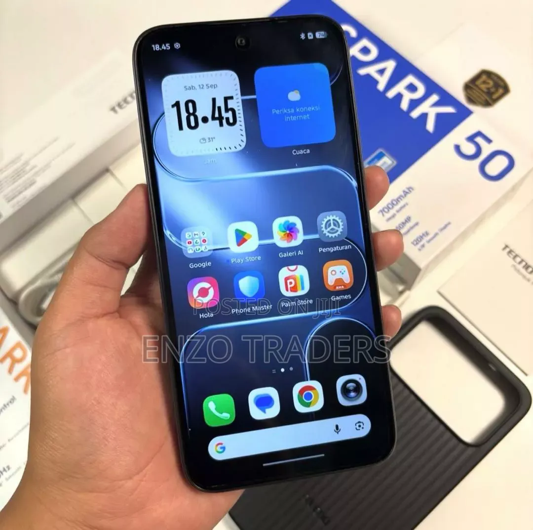 New Tecno Spark 50 128 GB Black