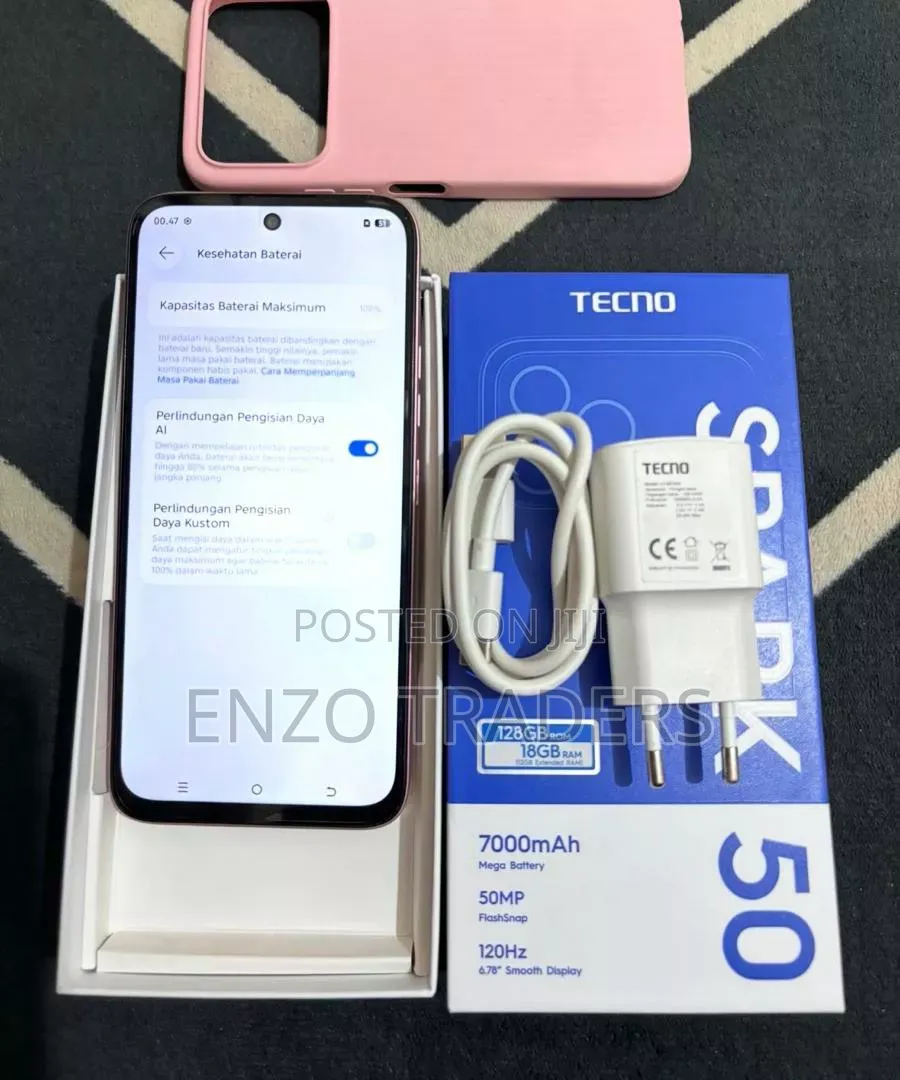 New Tecno Spark 50 128 GB Pink