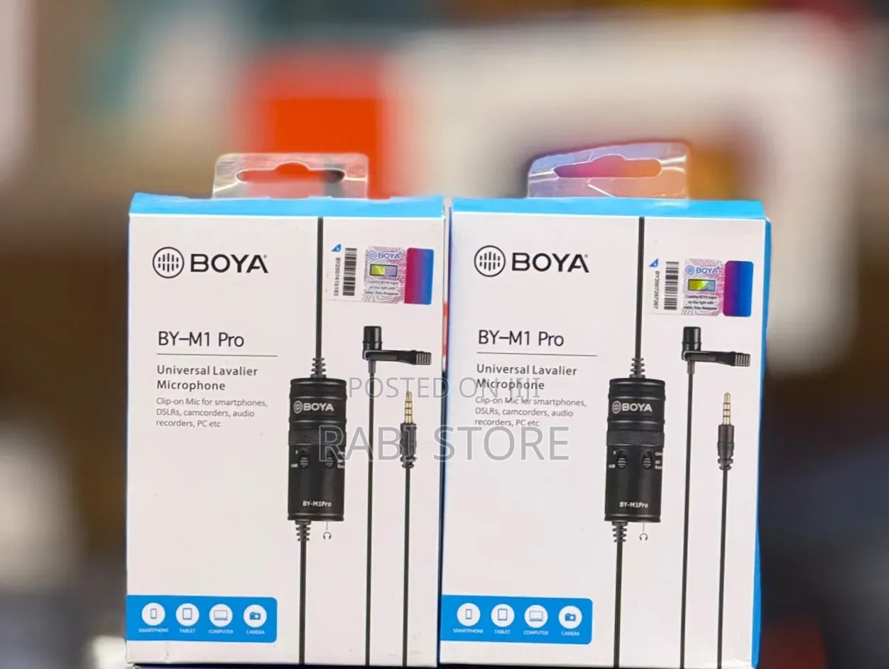 Microphone, Noise Cancelling Omnidirectional Mic, Boya BY-M1 Pro