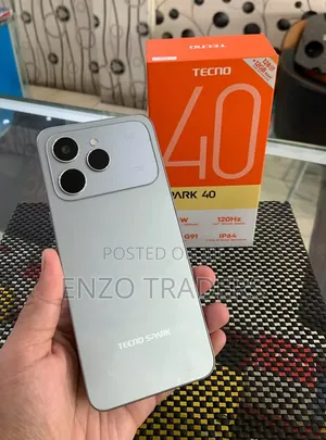 New Tecno Spark 40 256 GB Gray