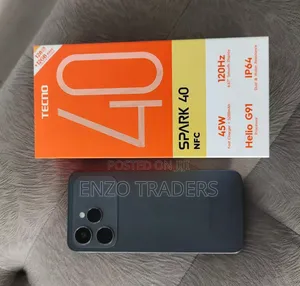 New Tecno Spark 40 256 GB Black