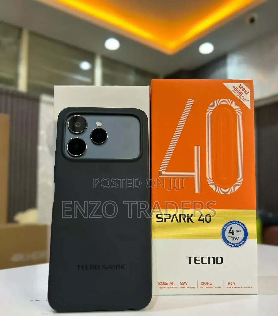 New Tecno Spark 40 256 GB Black