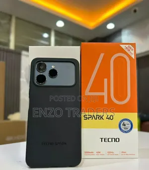 New Tecno Spark 40 256 GB Black