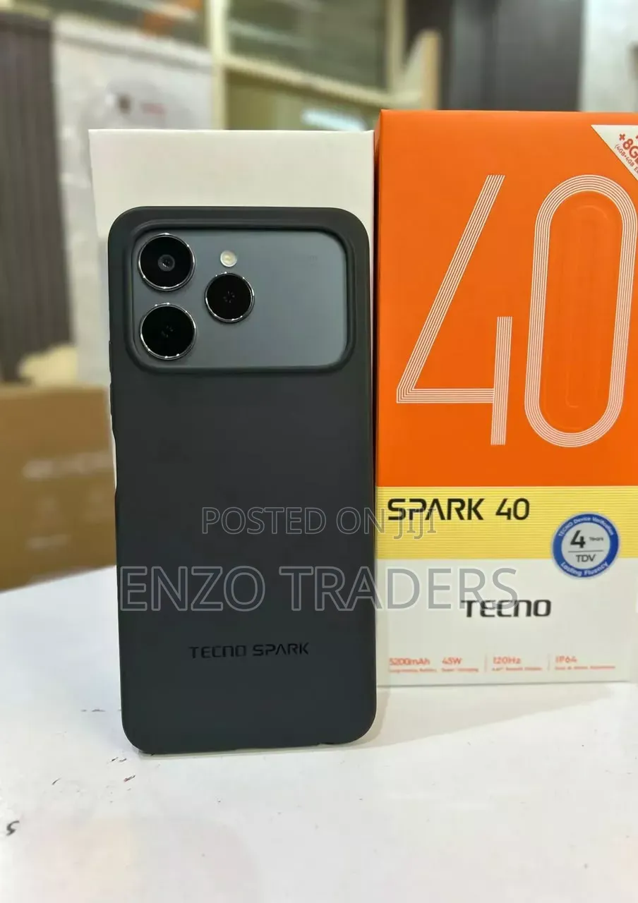 New Tecno Spark 40 256 GB Black