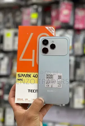 New Tecno Spark 40 256 GB Gray