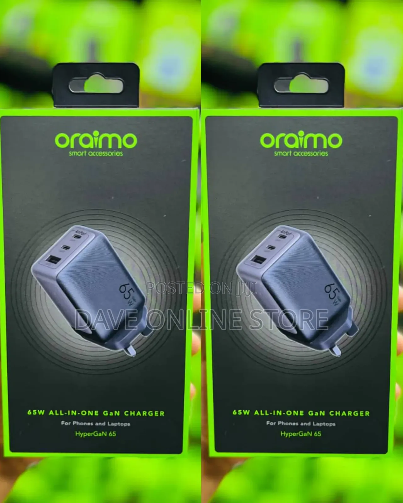 Oraimo HyperGaN 65W All-in-One GaN Charger